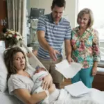 Μόλις είχα φέρει στον κόσμο την τρίτη μας κόρη.  Ήμουν ακόμα εξαντλημένη, ξαπλωμένη στο κρεβάτι του νοσοκομείου, όταν ο άντρας μου μπήκε στο δωμάτιο κρατώντας έναν φάκελο.